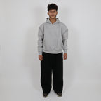 BLACK SWEAT AND GREY HOODIE