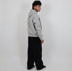 BLACK SWEAT AND GREY HOODIE