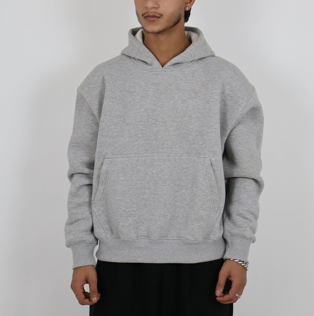 BLACK SWEAT AND GREY HOODIE