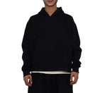 BLACK SWEAT AND BLACK HOODIE