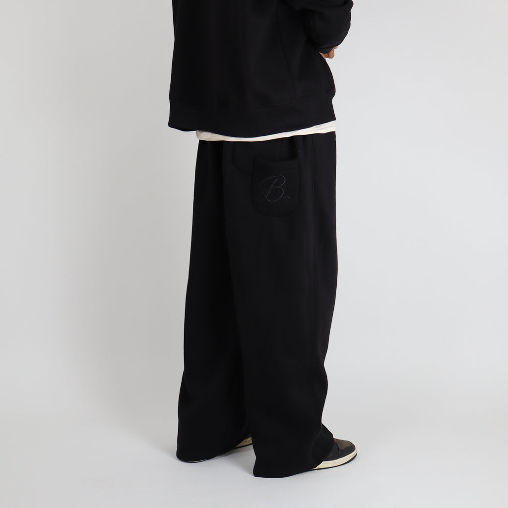 COZY B★ LEG SWEATS - BLACK