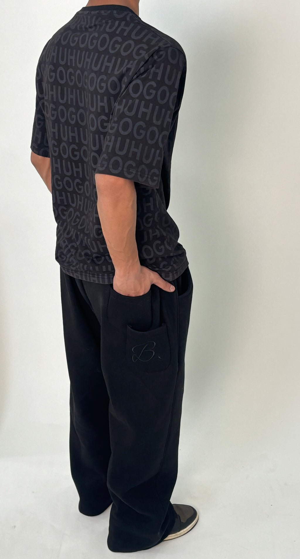 COZY B★ LEG SWEATS - BLACK