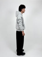 BLACK SWEAT AND GREY HOODIE