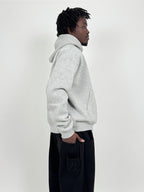 BLACK SWEAT AND GREY HOODIE