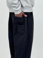 COZY B★ LEG SWEATS - BLACK