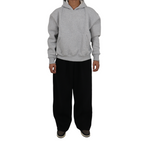 BLACK SWEAT AND GREY HOODIE