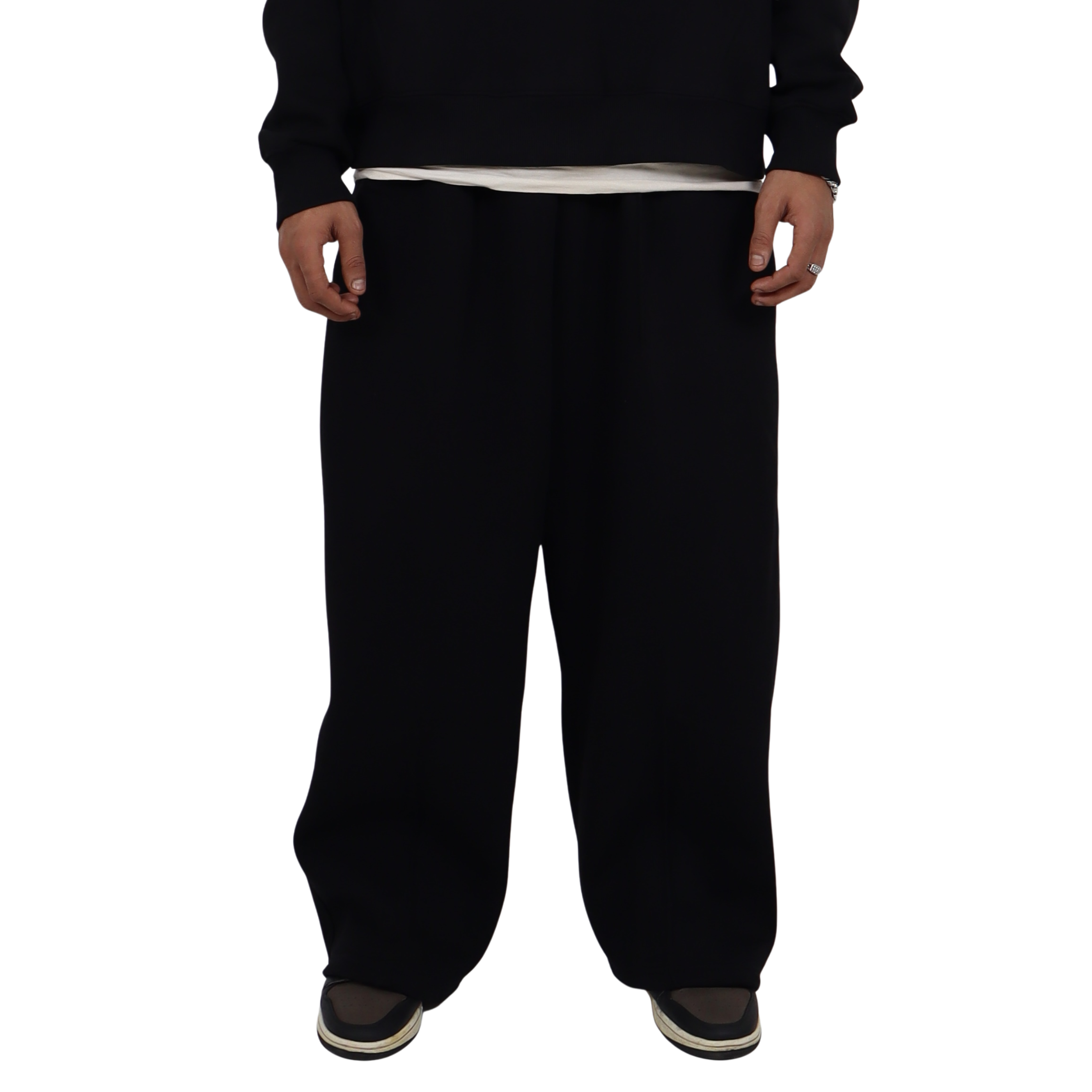 COZY B★ LEG SWEATS - BLACK